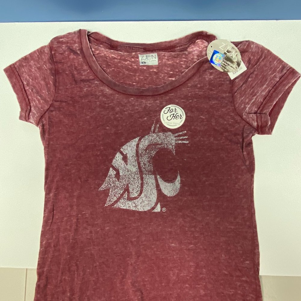 Washington State Cougars Women's Zen T Shirt Size Large